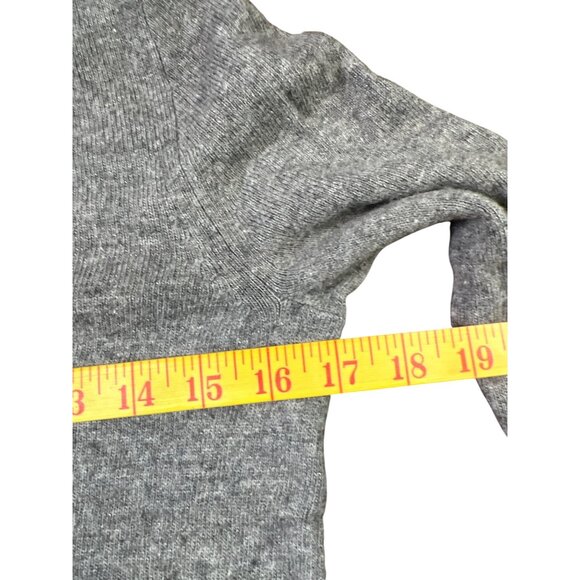 J.Crew Gray Sweater Goose Duck Bird Size S Wool Blend - Picture 3 of 6